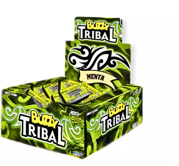 Chicle Buzzy Tattoo Menta x 100 UND